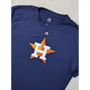 Majestic‎ Houston Astros XL T-Shirt MLB Baseball Orange Star Jersey